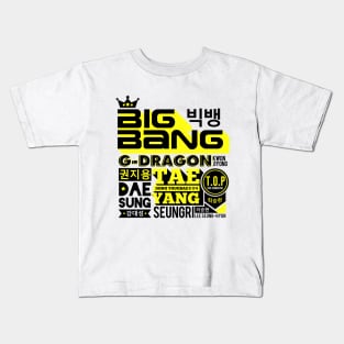 BIGBANG FONT COLLAGE Kids T-Shirt